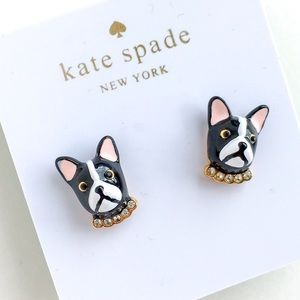 Kate Spade Ma Cherie French Bull Dog Earring